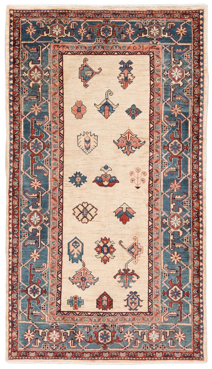 handgeknüpfter Orienteppich Ghadimi aus Persien Maß 202x114 cm