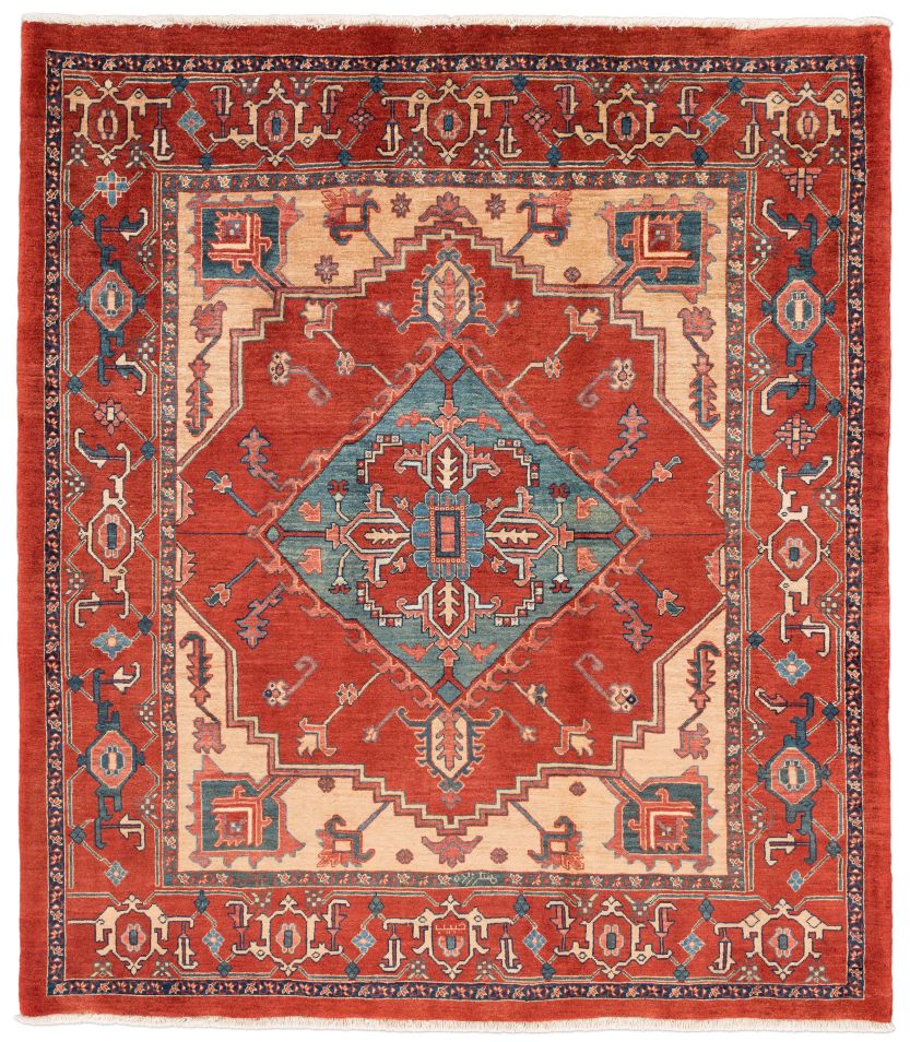 handgeknüpfter Orienteppich Ghadimi aus Persien Maß 210x180 cm