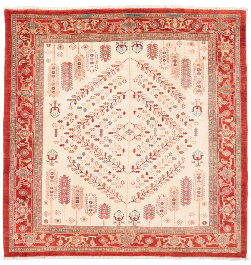 handgeknüpfter Orienteppich Ghadimi aus Persien Maß 270x270 cm