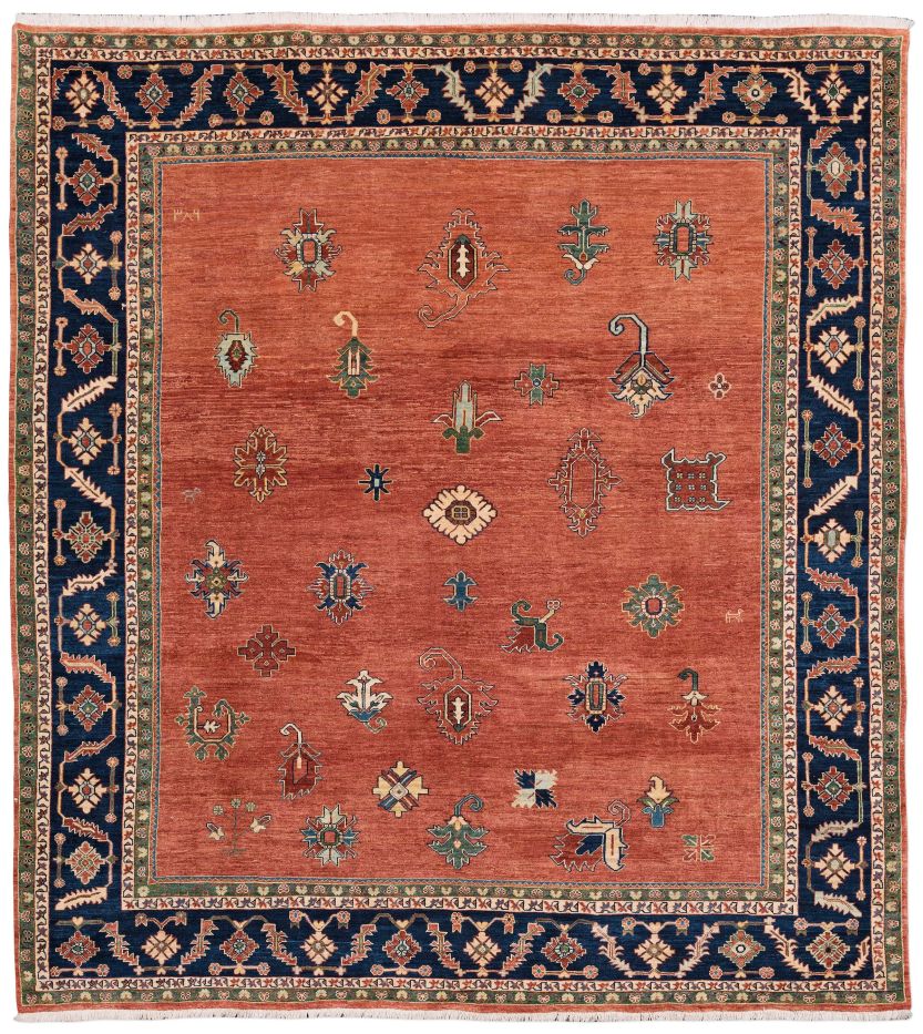 handgeknüpfter Orienteppich Ghadimi aus Persien Maß 286x257 cm