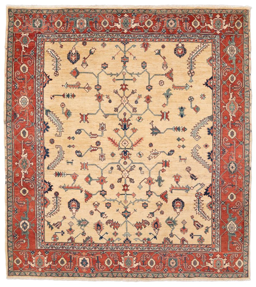 handgeknüpfter Orienteppich Ghadimi aus Persien Maß 293x262 cm