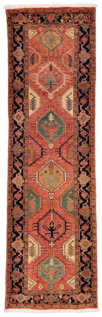 handgeknüpfter Orienteppich Ghadimi aus Persien Maß 302x93 cm