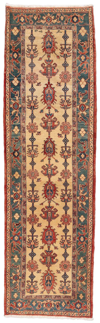 handgeknüpfter Orienteppich Ghadimi aus Persien Maß 320x94 cm