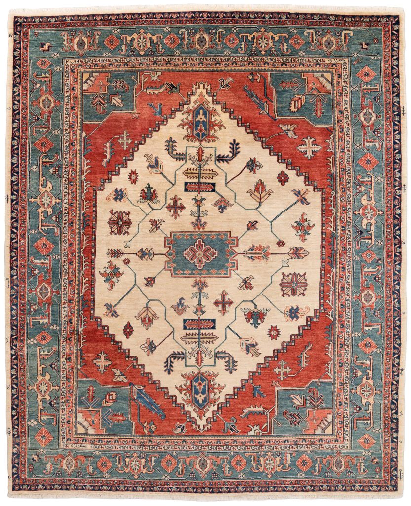 handgeknüpfter Orienteppich Ghadimi aus Persien Maß 348x290 cm