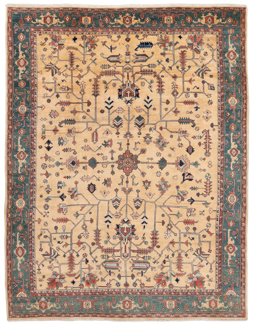 handgeknüpfter Orienteppich Ghadimi aus Persien Maß 368x285 cm