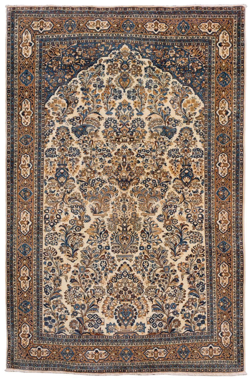 handgeknüpfter Orienteppich Ghiassabad aus Persien Maß 207x136 cm