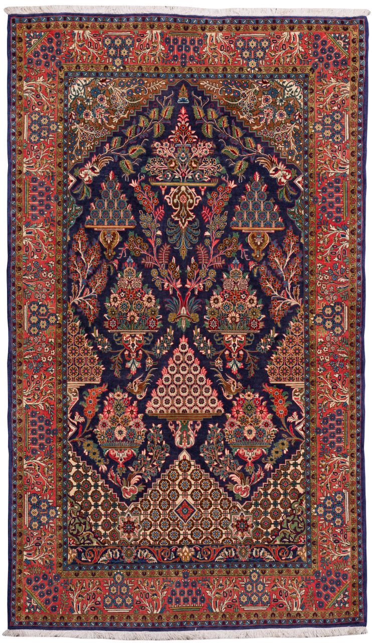 handgeknüpfter Orienteppich Ghiassabad aus Persien Maß 216x125 cm