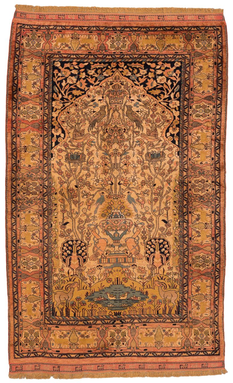 handgeknüpfter Orienteppich Gotschan aus Persien Maß 212x128 cm