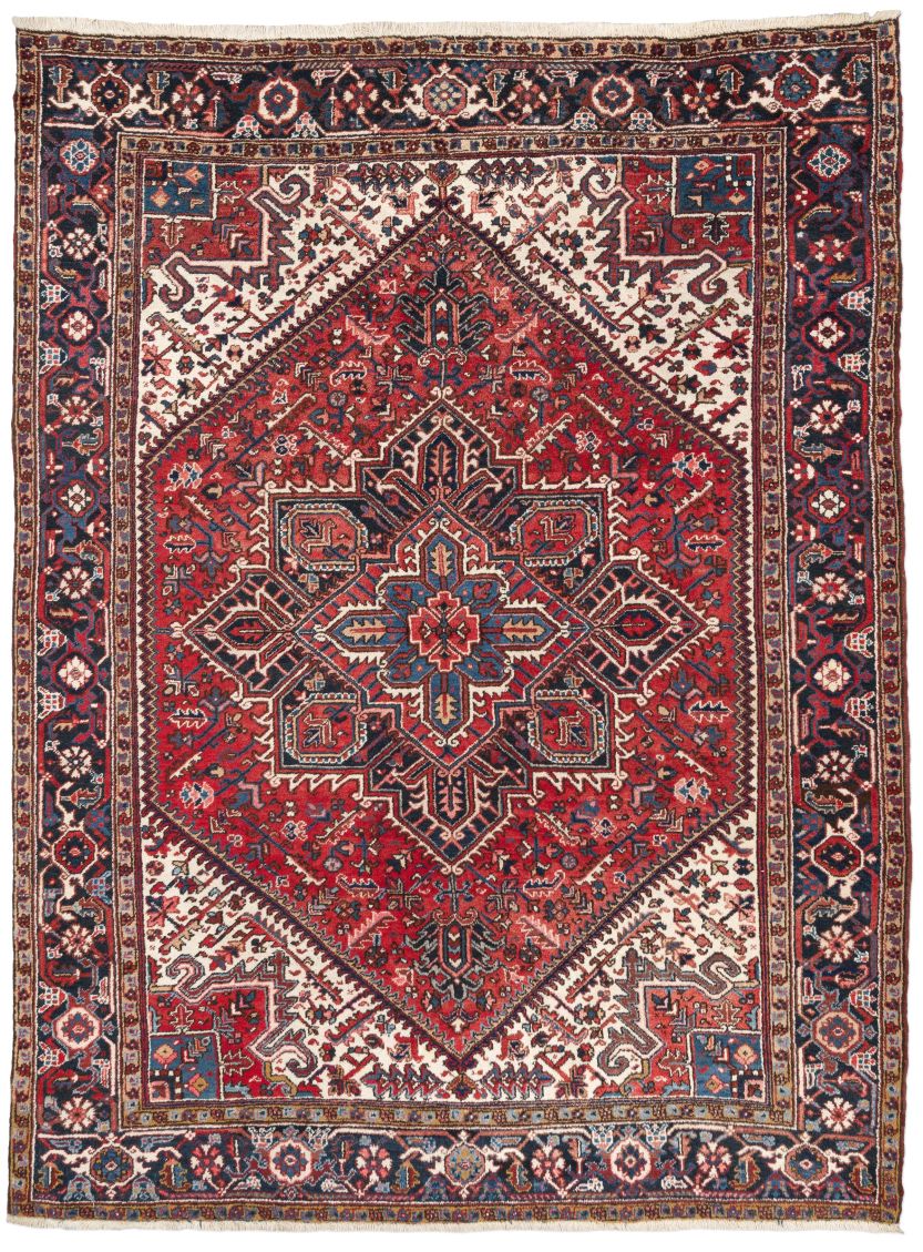 handgeknüpfter Orienteppich Heriz aus Persien Maß 338x254 cm
