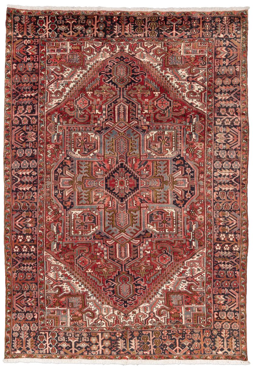 handgeknüpfter Orienteppich Heriz aus Persien Maß 360x252 cm