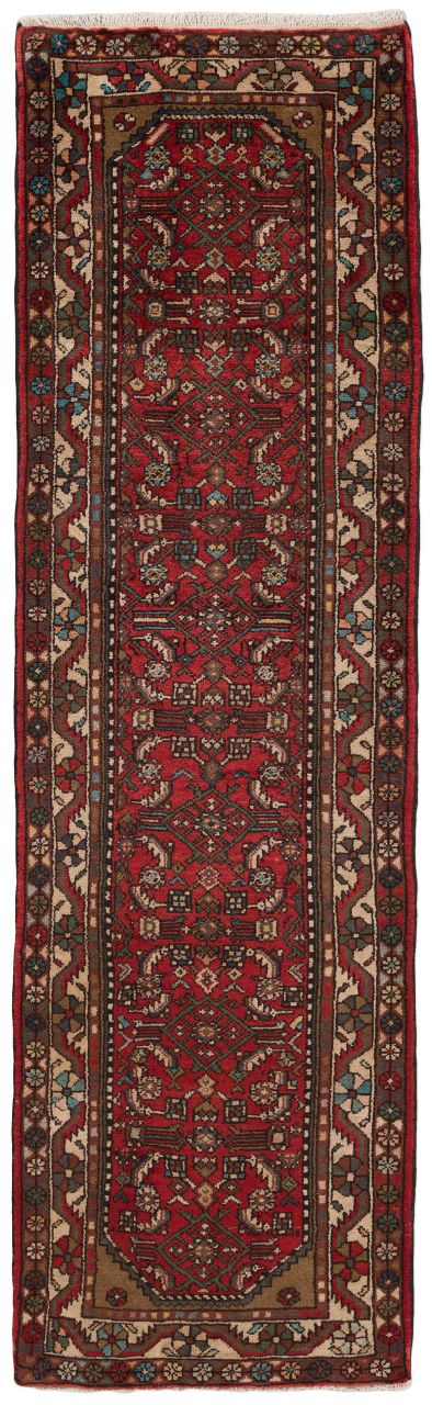 handgeknüpfter Orienteppich Hossenabad aus Persien Maß 288x88 cm
