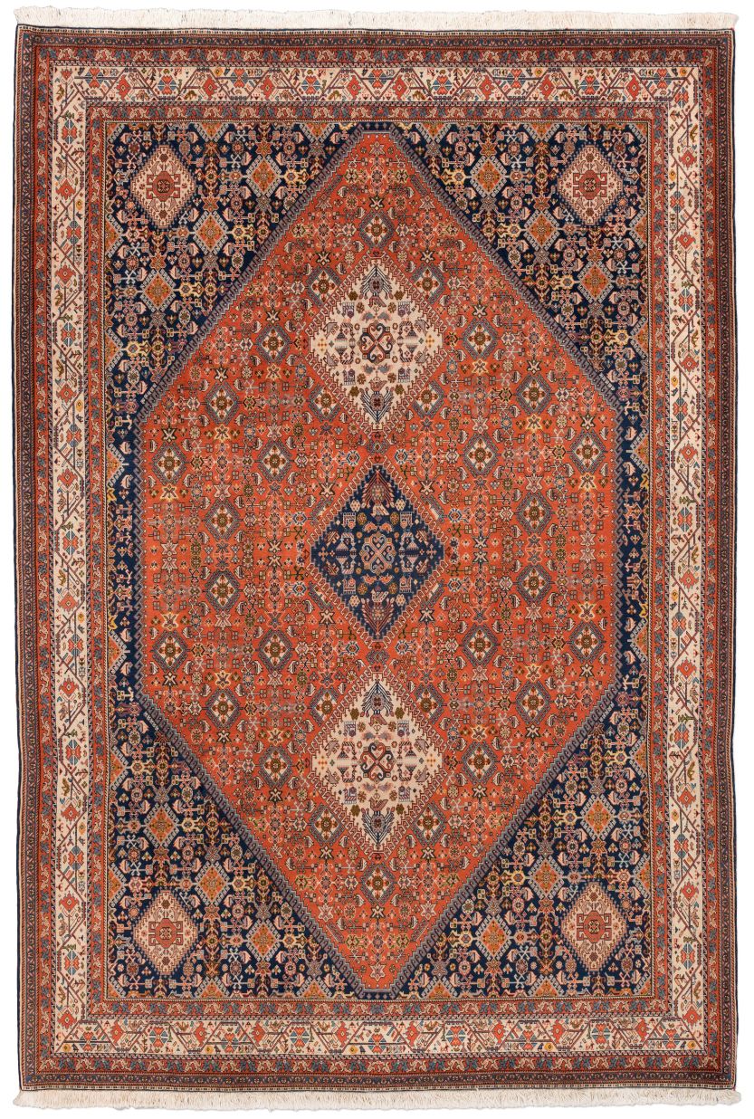 handgeknüpfter Orienteppich Kaschkuli aus Persien Maß 299x202 cm