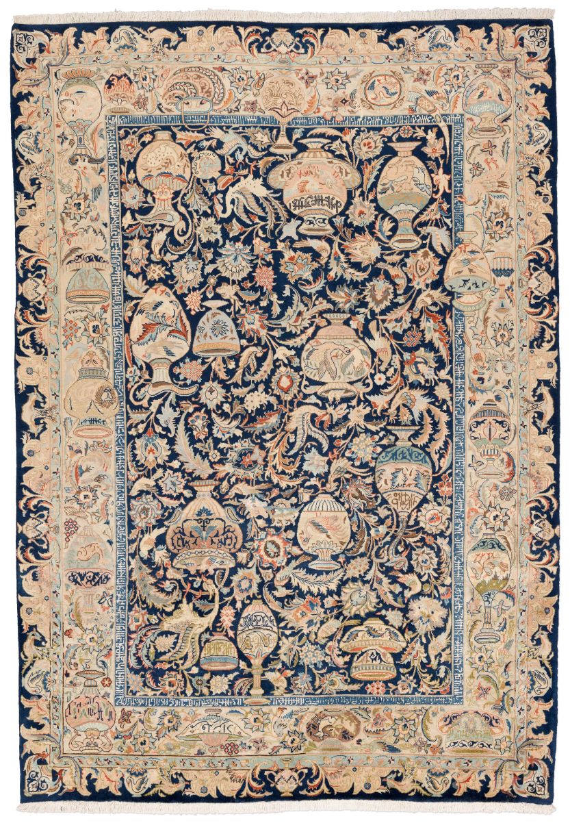 handgeknüpfter Orienteppich Kaschmar aus Persien Maß 286x196 cm