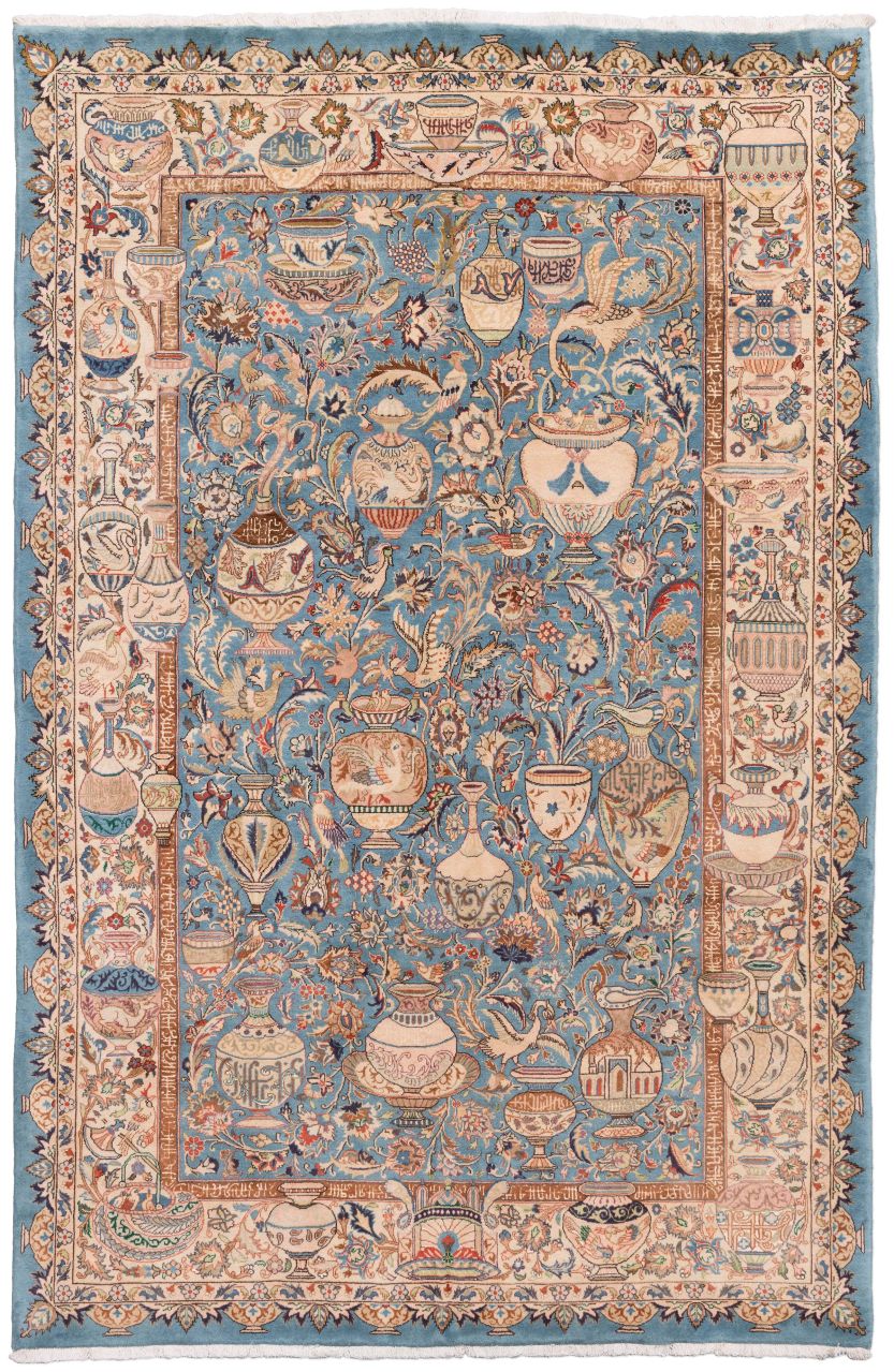 handgeknüpfter Orienteppich Kaschmar aus Persien Maß 300x197 cm