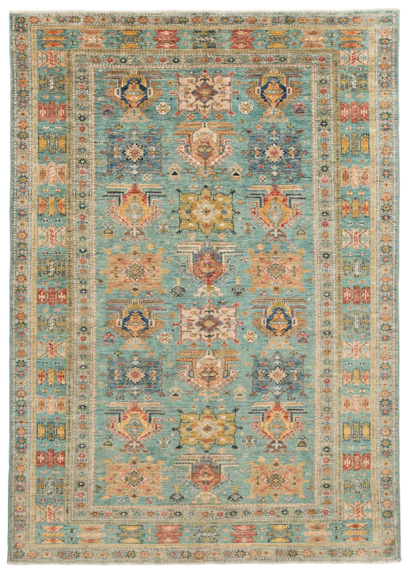 handgeknüpfter Orienteppich Kazak aus Afghanistan Maß 237x167 cm