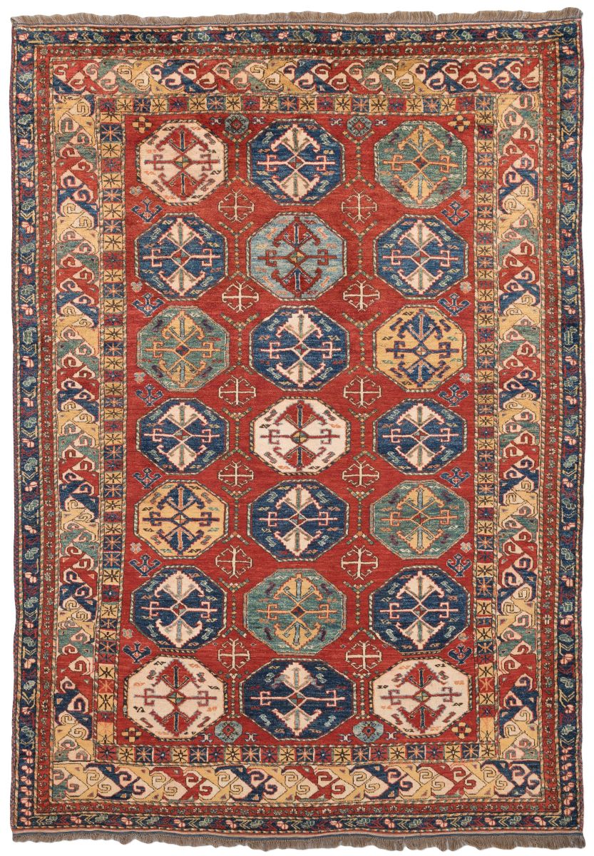 handgeknüpfter Orienteppich Kazak aus Afghanistan Maß 299x213 cm