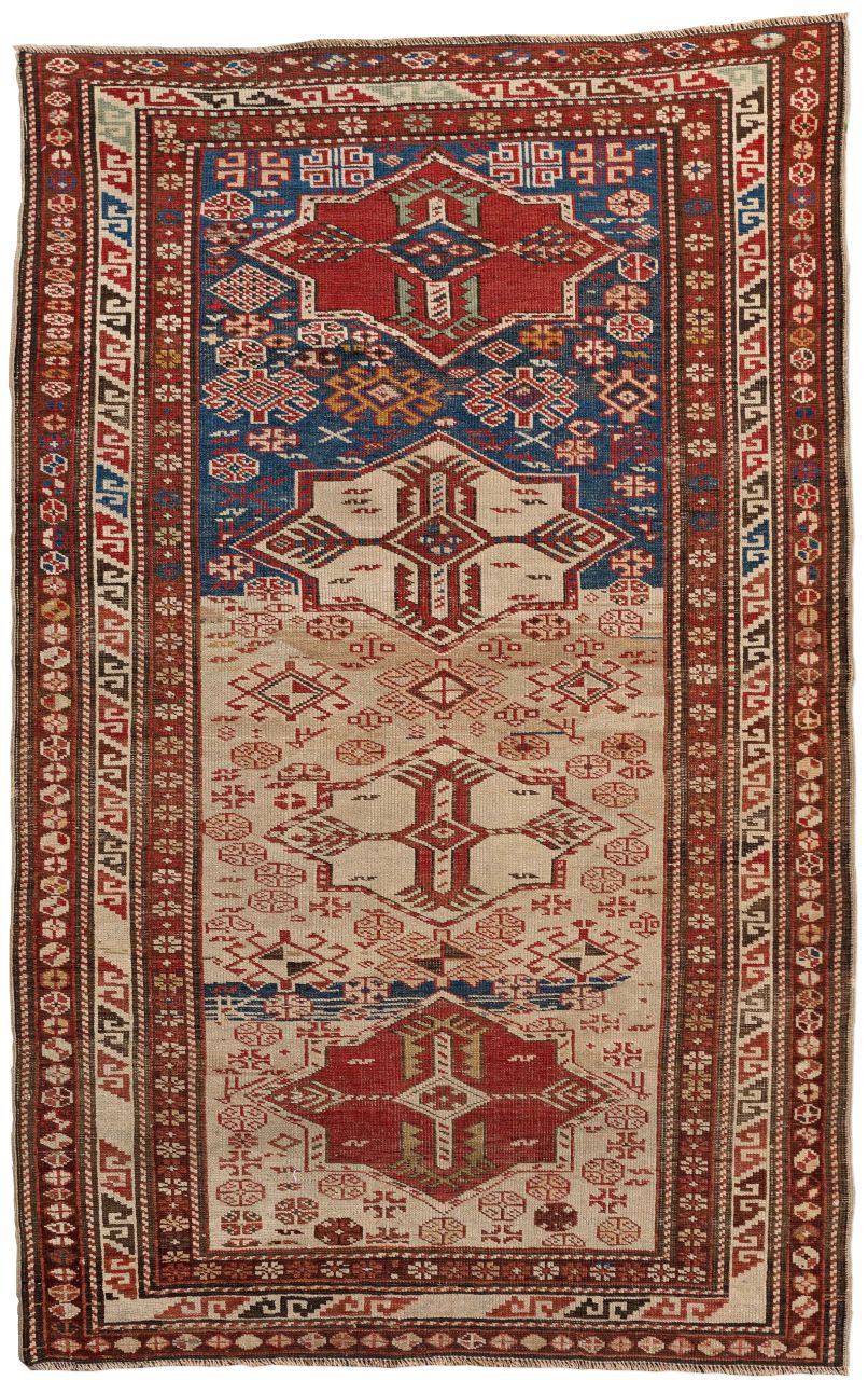 handgeknüpfter Orienteppich Kazak aus Kaukasus Maß 193x124 cm