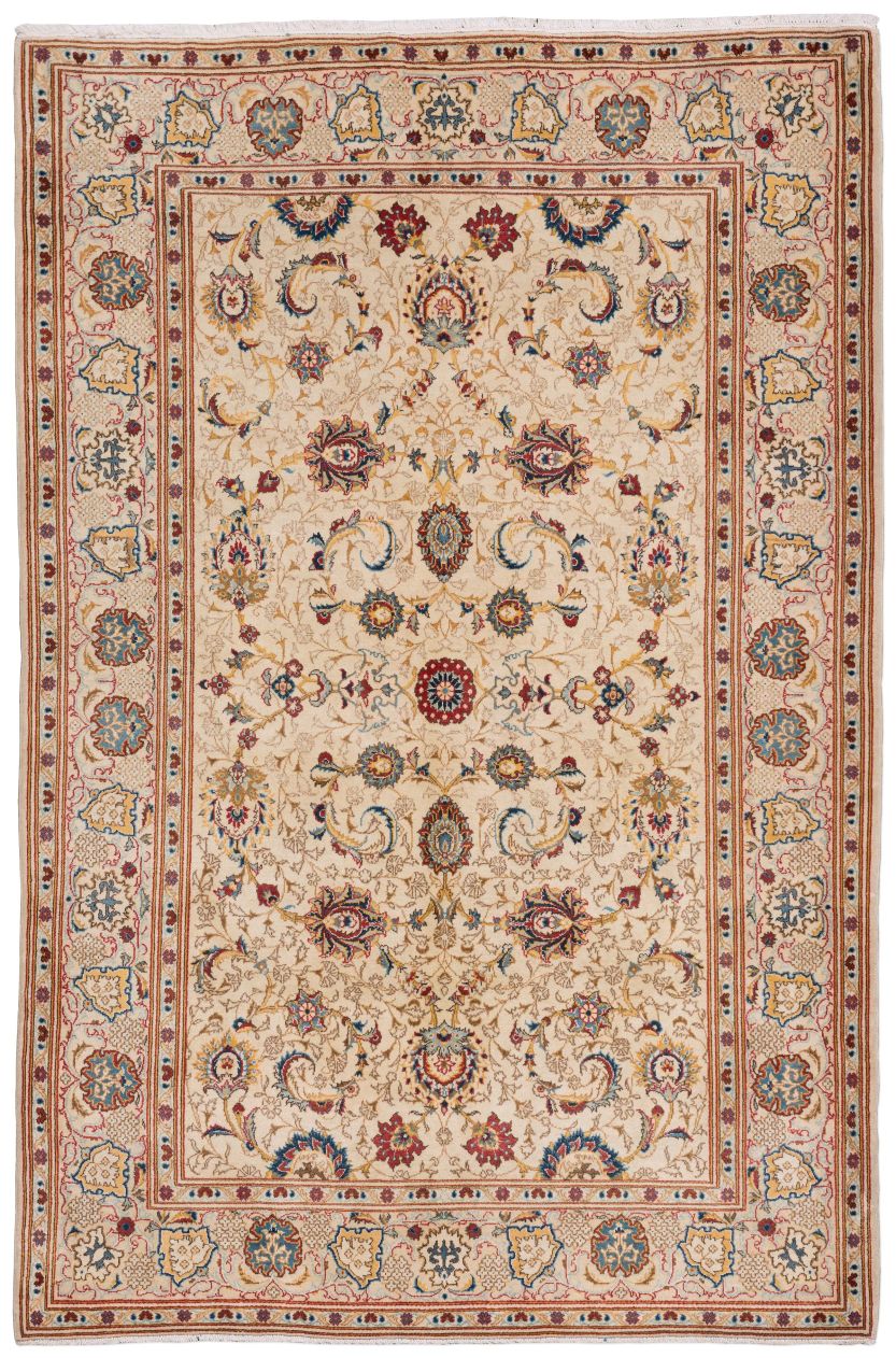 handgeknüpfter Orienteppich Keschan aus Persien Maß 208x138 cm