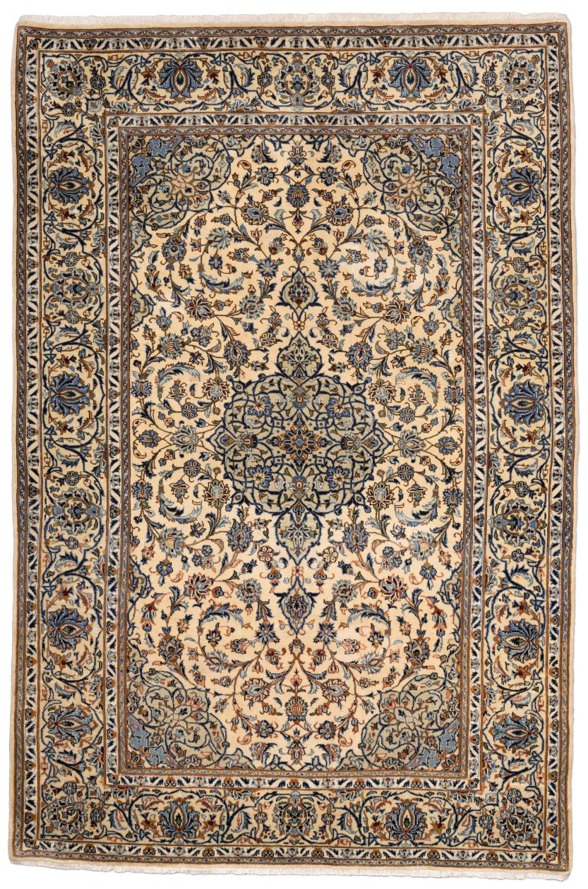 handgeknüpfter Orienteppich Keschan aus Persien Maß 218x143 cm