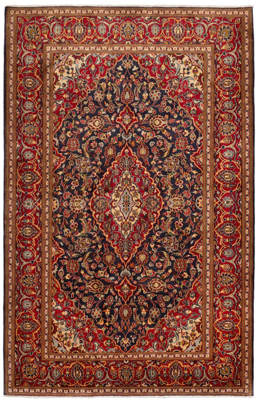 handgeknüpfter Orienteppich Keschan aus Persien Maß 220x142 cm