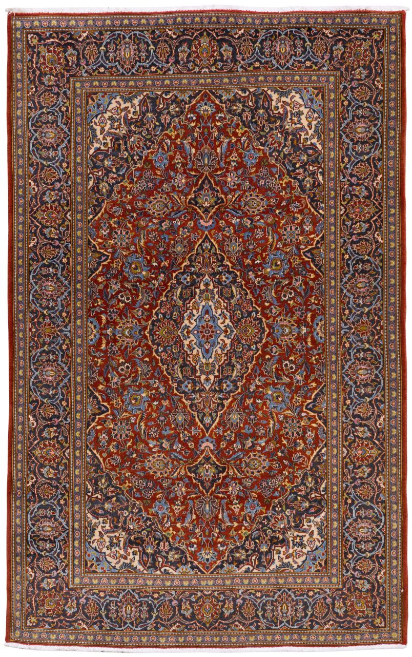 handgeknüpfter Orienteppich Keschan aus Persien Maß 226x141 cm