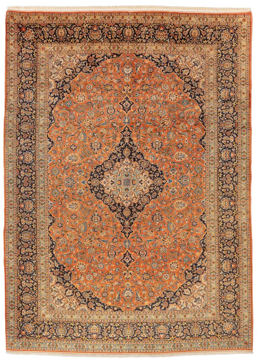 handgeknüpfter Orienteppich Keschan aus Persien Maß 343x250 cm