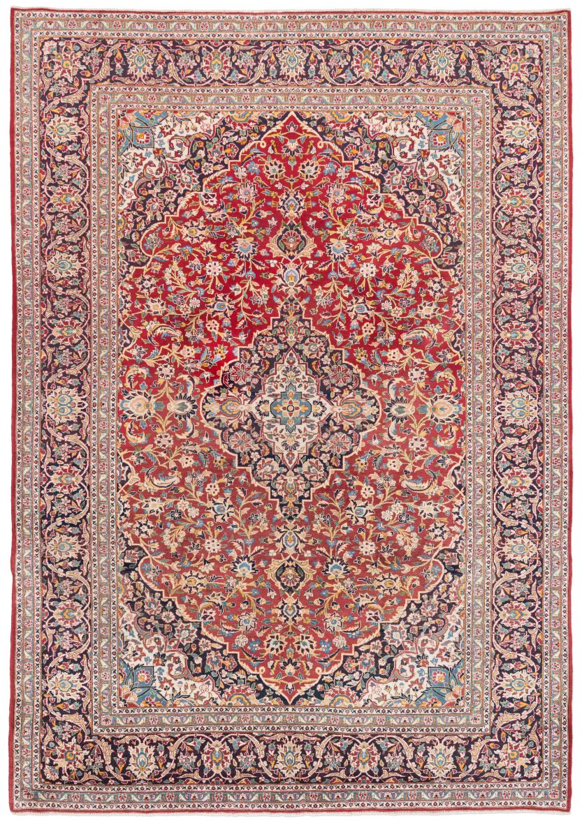 handgeknüpfter Orienteppich Keschan aus Persien Maß 368x259 cm