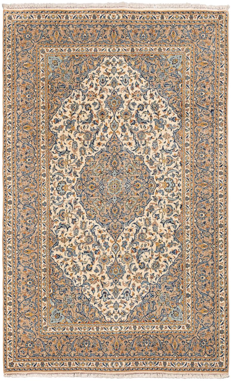 handgeknüpfter Orienteppich Keschan aus Persien Maß 383x241 cm