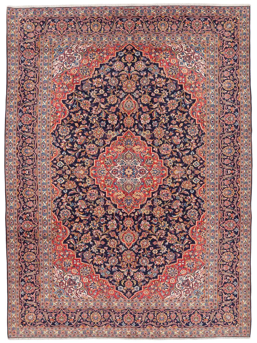 handgeknüpfter Orienteppich Keschan aus Persien Maß 393x292 cm