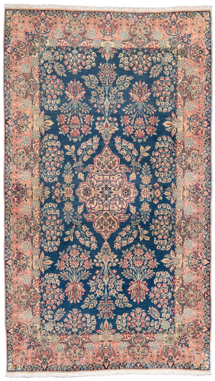 handgeknüpfter Orienteppich Kirman aus Persien Maß 200x117 cm