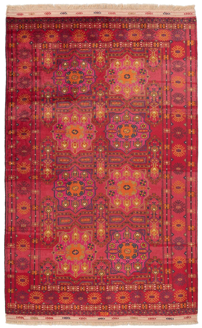 handgeknüpfter Orienteppich Kizelayak aus Turkmenistan Maß 262x163 cm