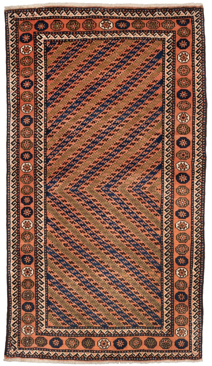 handgeknüpfter Orienteppich Kurdi aus Persien Maß 198x110 cm