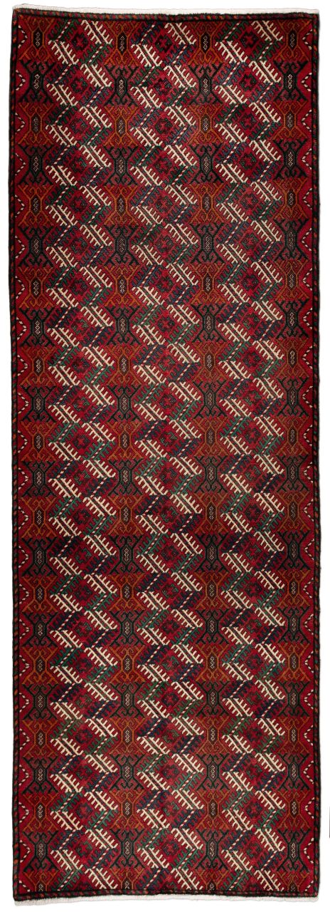 handgeknüpfter Orienteppich Kurdi aus Persien Maß 300x104 cm