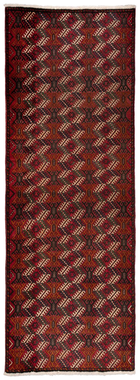 handgeknüpfter Orienteppich Kurdi aus Persien Maß 300x109 cm