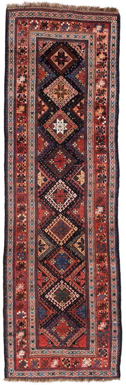 handgeknüpfter Orienteppich Lori aus Persien Maß 364x112 cm