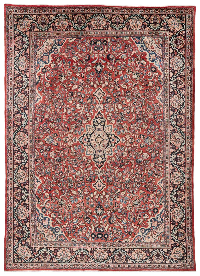 handgeknüpfter Orienteppich Mahal aus Persien Maß 394x282 cm