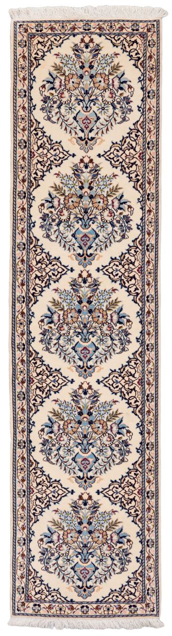 handgeknüpfter Orienteppich Nain aus Persien Maß 193x49 cm