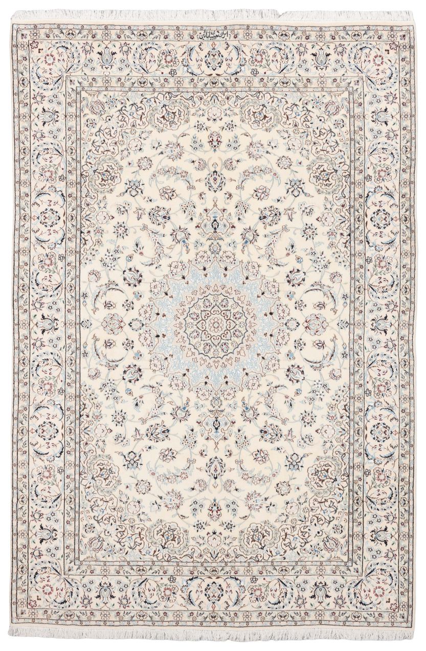 handgeknüpfter Orienteppich Nain aus Persien Maß 294x196 cm