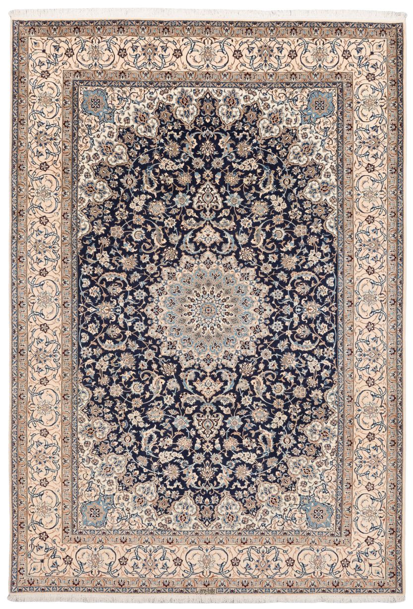 handgeknüpfter Orienteppich Nain aus Persien Maß 295x204 cm