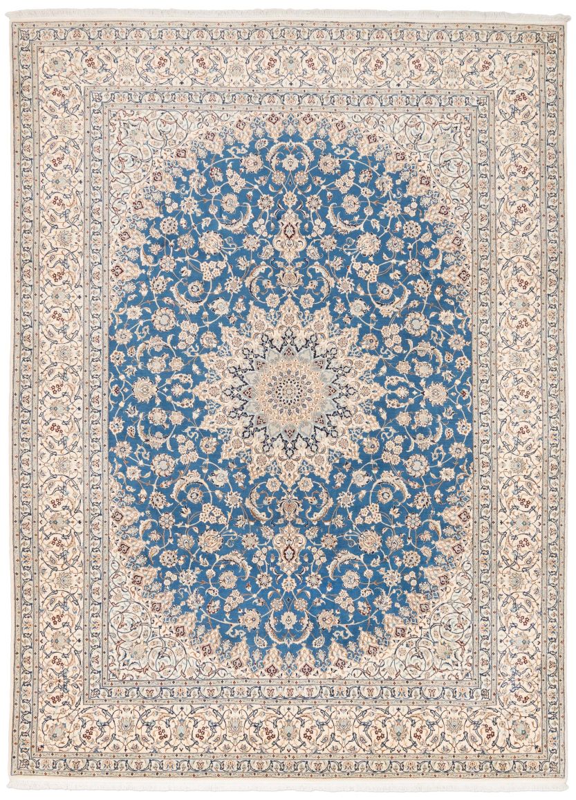 handgeknüpfter Orienteppich Nain aus Persien Maß 362x264 cm