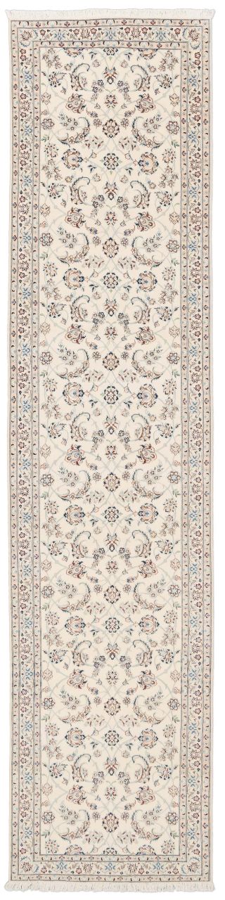 handgeknüpfter Orienteppich Nain aus Persien Maß 380x90 cm