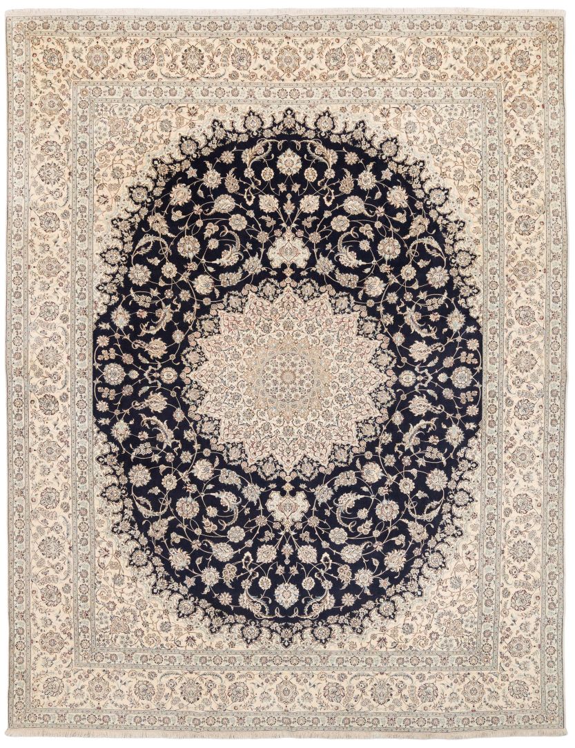 handgeknüpfter Orienteppich Nain aus Persien Maß 437x345 cm