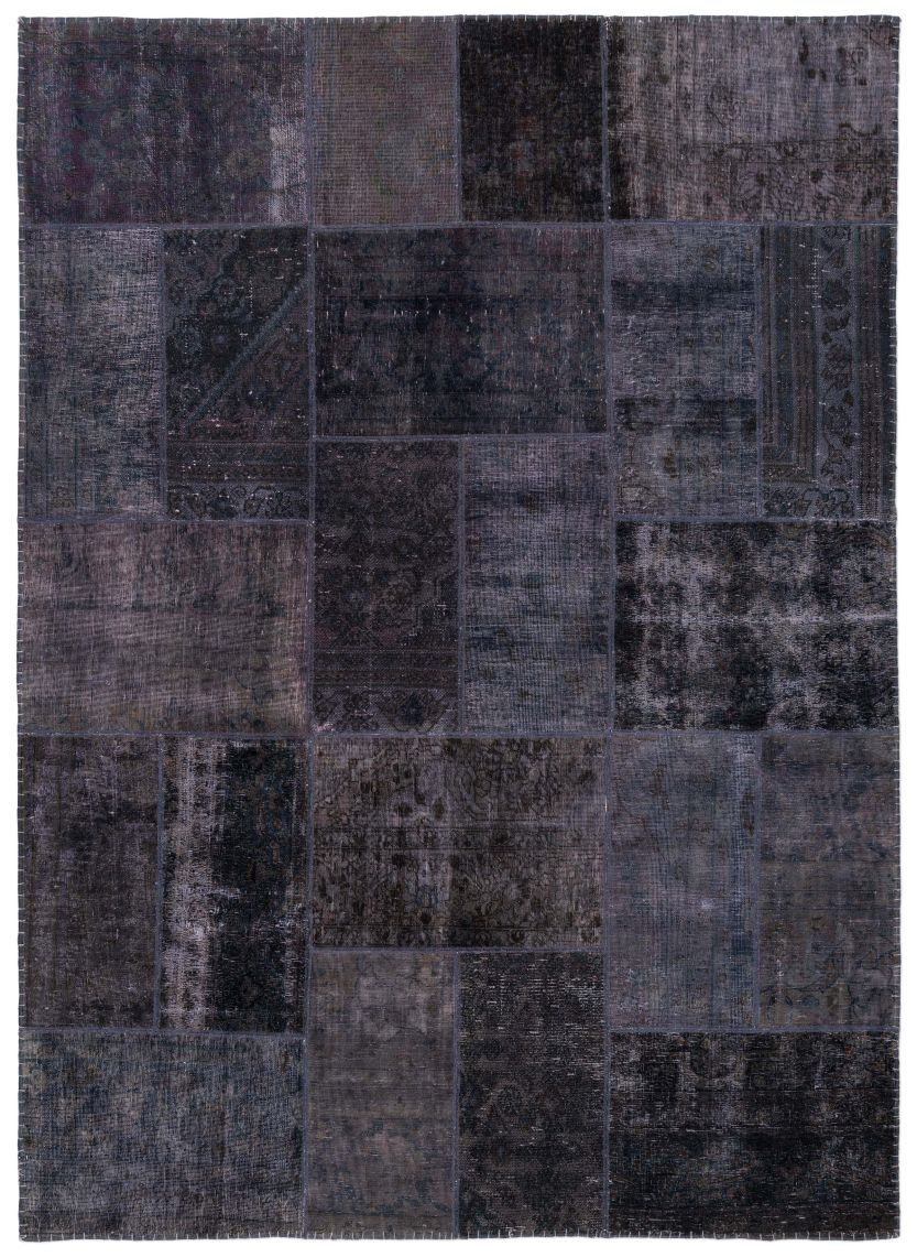 handgeknüpfter Orienteppich Patchwork aus Pakistan Maß 288x208 cm