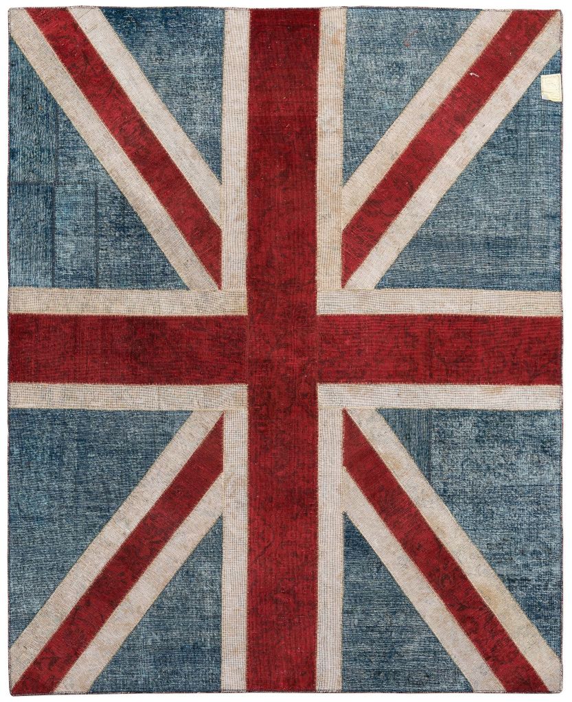 handgeknüpfter Orienteppich Patchwork aus Persien Maß 249x201 cm