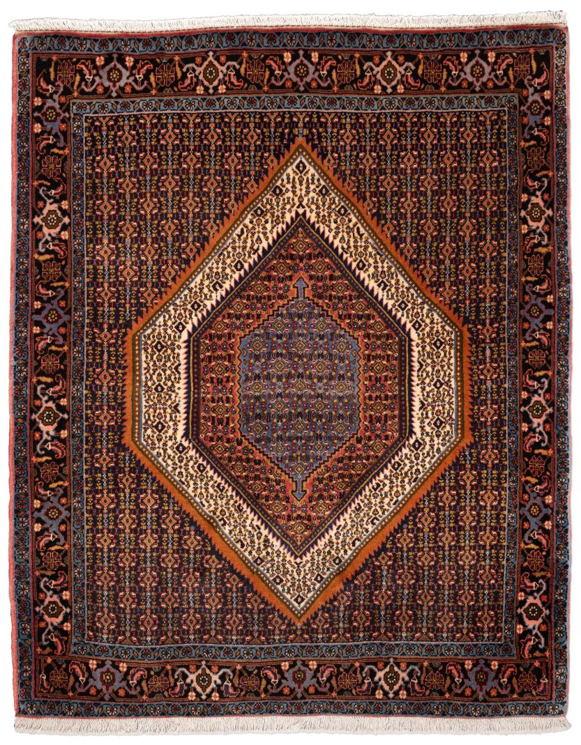 handgeknüpfter Orienteppich Sanandaj aus Persien Maß 156x128 cm