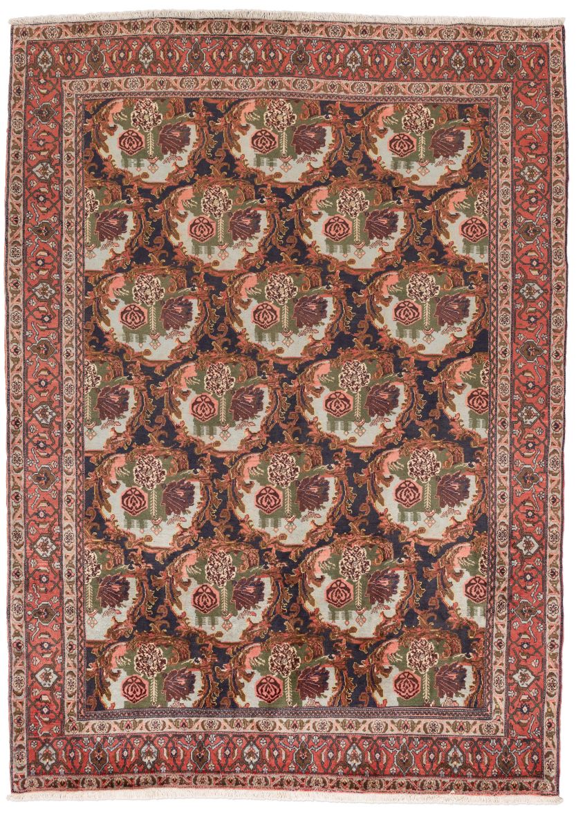 handgeknüpfter Orienteppich Sanandaj aus Persien Maß 279x203 cm