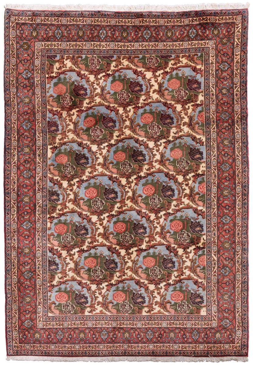 handgeknüpfter Orienteppich Sanandaj aus Persien Maß 290x205 cm