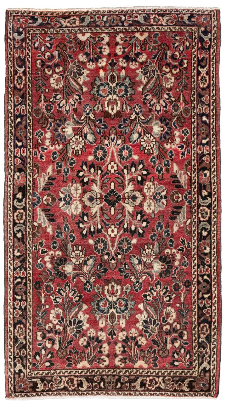 handgeknüpfter Orienteppich Sarough aus Persien Maß 123x70 cm