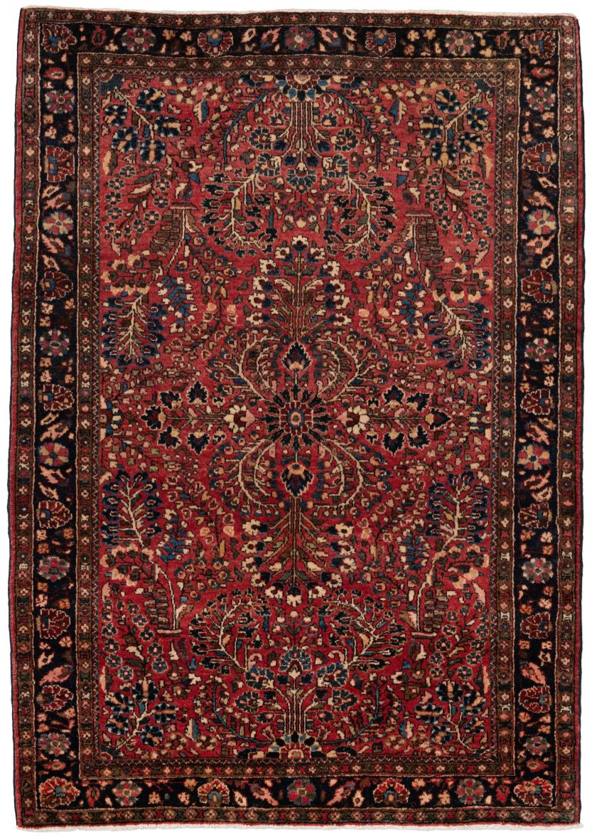 handgeknüpfter Orienteppich Sarough aus Persien Maß 148x103 cm