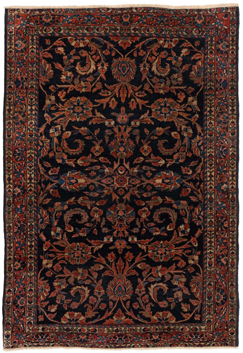 handgeknüpfter Orienteppich Sarough aus Persien Maß 152x104 cm